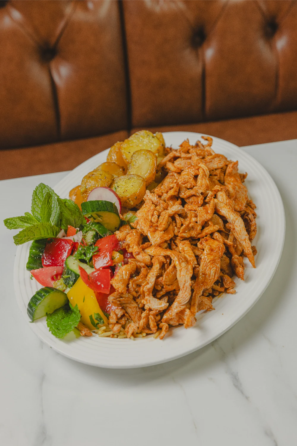 Grilled Chicken Shawarma Plate